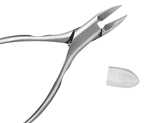 Cleste pentru unghii si cuticule profesional, Zenail, argintiu