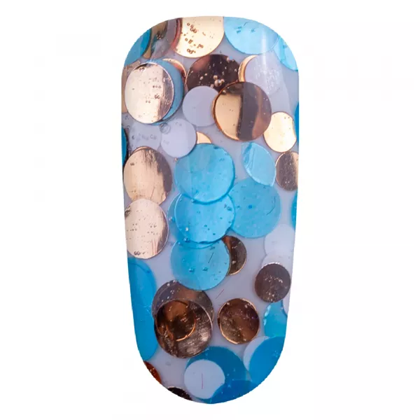 Set decor unghii, model paiete multicolore