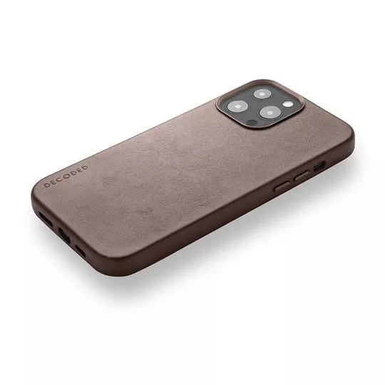 Husa de protectie Decoded IPhone 13 Pro, compatibila MagSafe, maro