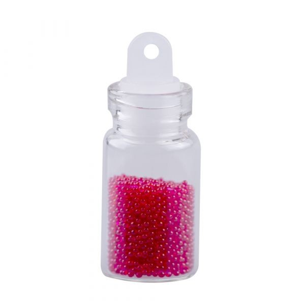 Set decor unghii, sticlute pietricele tip caviar, 12 buc, DU19-4