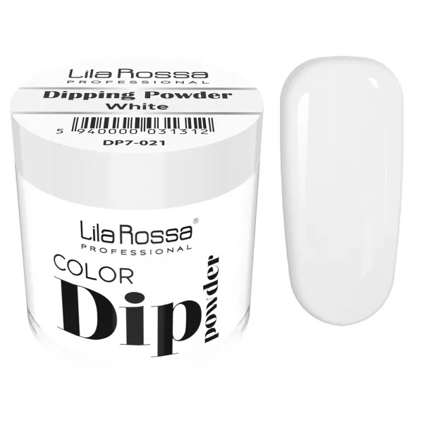 Dipping powder color, Lila Rossa, 7 g, 021 White