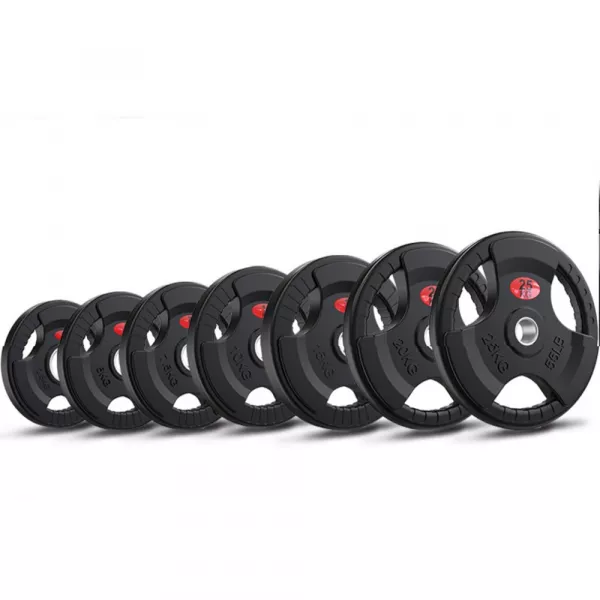 Disc Karemi de 7.5 kg, pentru bara cu diametru 50 mm, din cauciuc, negru