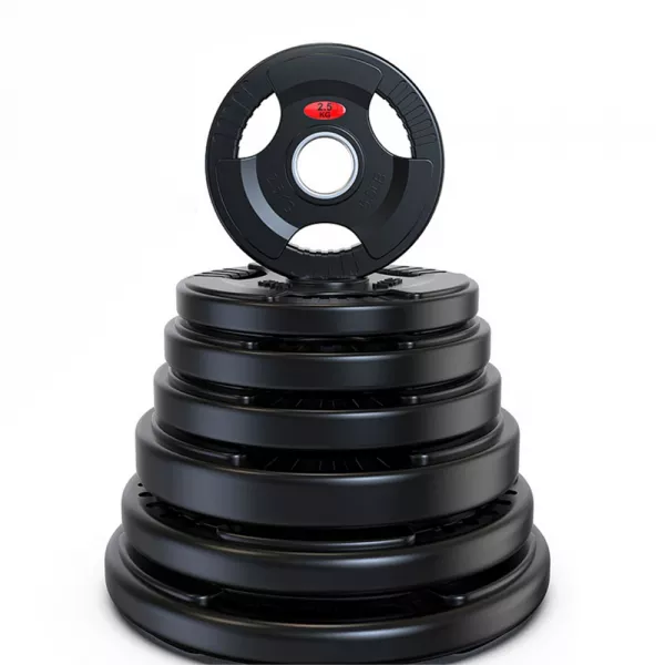 Disc Karemi de 7.5 kg, pentru bara cu diametru 50 mm, din cauciuc, negru