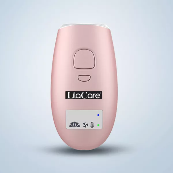 Epilator IPL Lila Care, epilare definitiva, 990.000 pulsatii, 5 trepte de putere, cu ecran LCD, roz