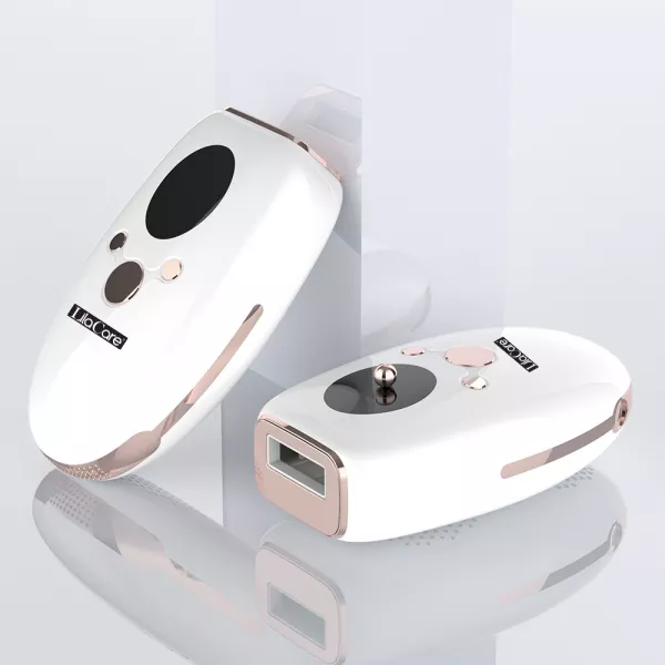 Epilator IPL Lila Care, epilare definitiva cu efect de racire, 999.999 pulsatii, 5 trepte de putere, cu ecran LCD, alb