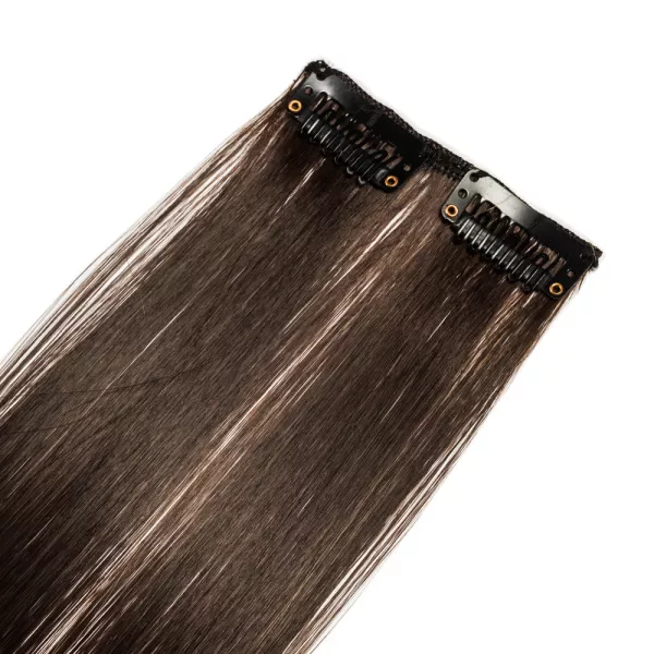 Extensie clip-on Lila Rossa, 60 cm, cu 4 clipsuri, saten deschis