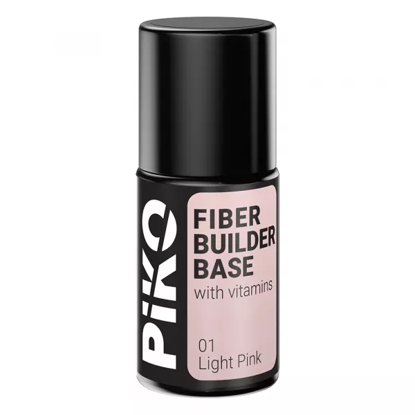 Fiber builder base cu Vitamine, Piko, 7 ml, Light Pink