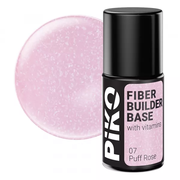 Fiber builder base cu Vitamine, Piko, 7 ml, Puff Rose