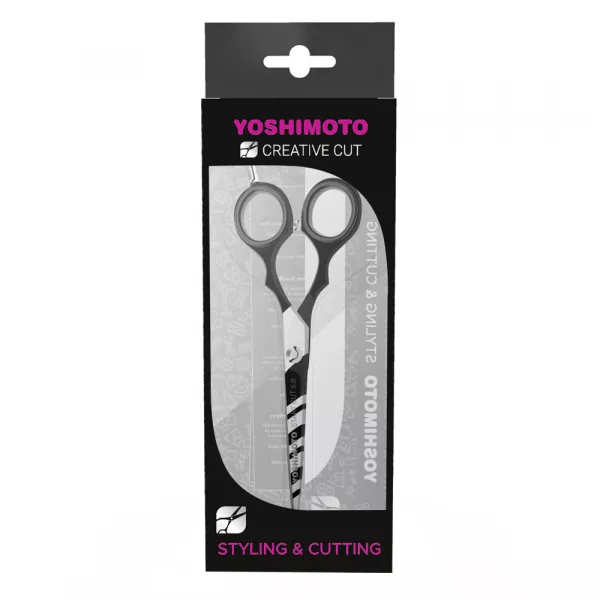 Foarfeca pentru tuns, Yoshimoto, Creative Cut, zebra, 6.0 inch