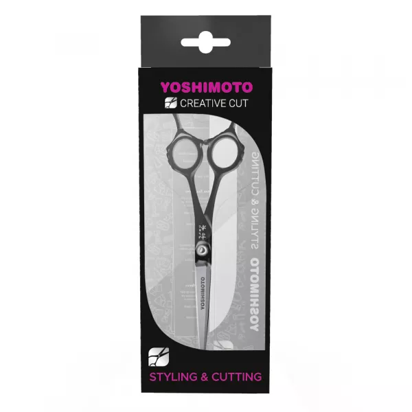 Foarfeca pentru tuns, Yoshimoto, Creative Cut, 6 inch, neagra