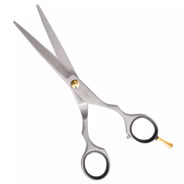 Foarfeca pentru tuns, Lila Rossa, Vogue, 6 inch, elemente aurii