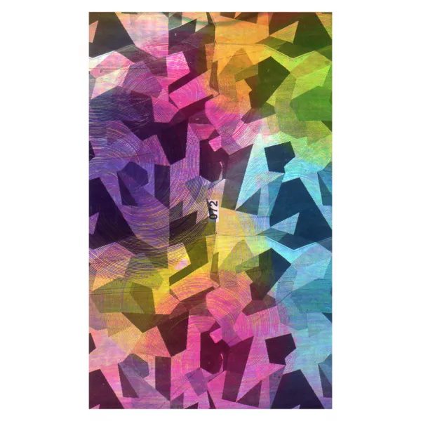 Folie decor unghii, Lila Rossa, cu adeziv, holografica, 072