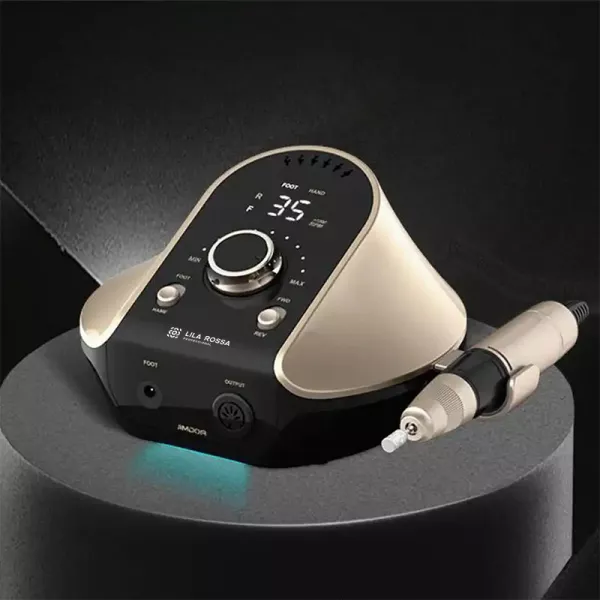 Freza unghii, pila electrica, Lila Rossa,35000 RPM, 45w, auriu