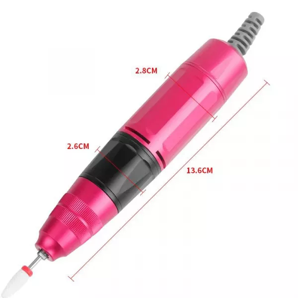 Freza unghii, pila electrica, Lila Rossa,35000 RPM, 45w, fuchsia