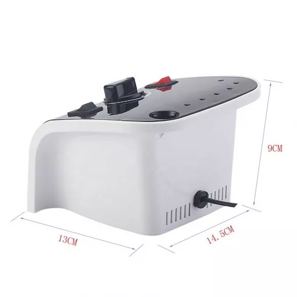 Freza unghii, pila electrica, Lila Rossa, 35000 RPM, negru
