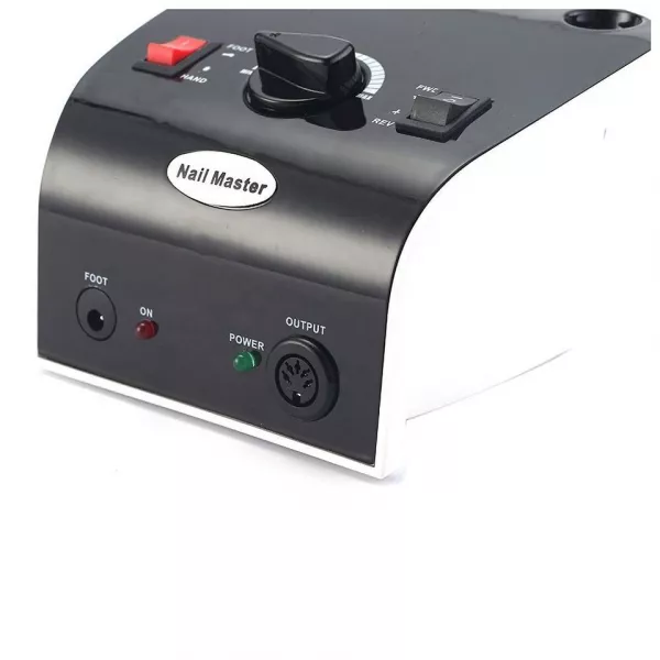 Freza unghii, pila electrica, Lila Rossa, 35000 RPM, negru
