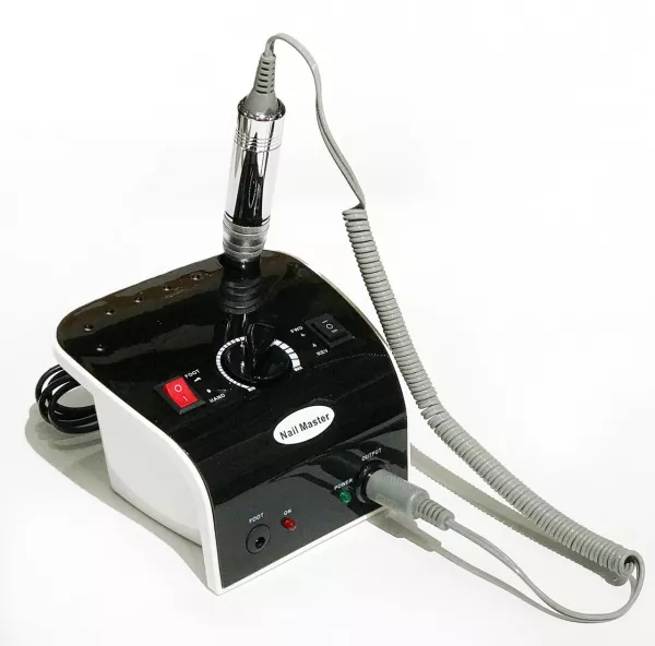 Freza unghii, pila electrica, Lila Rossa, 35000 RPM, negru