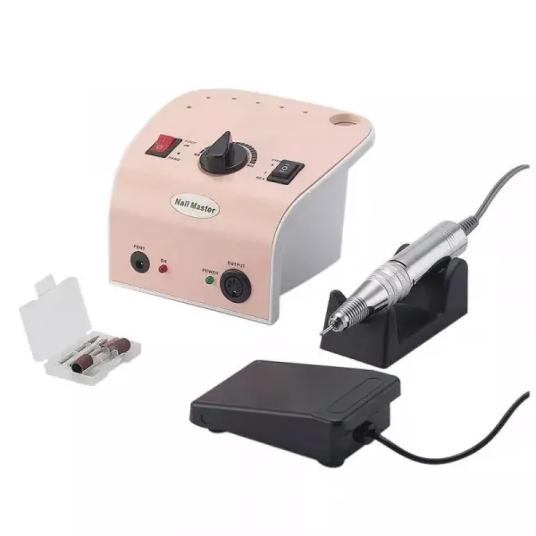 Freza unghii, pila electrica, Lila Rossa, 35000 RPM, roz