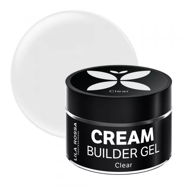 Gel de constructie, Lila Rossa, Cream Builder Gel, Clear, 15 g