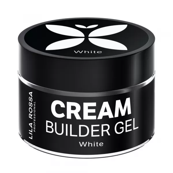 Gel de constructie, Lila Rossa, Cream Builder Gel, White, 15 g
