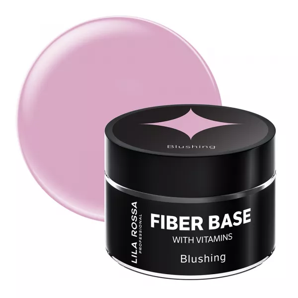 Gel de baza lila rossa fiber builder base blushing 15 g