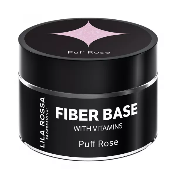 Gel de baza lila rossa fiber builder base puff rose 15 g