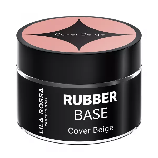Gel de baza Lila Rossa Rubber Base Cover Beige 15 g