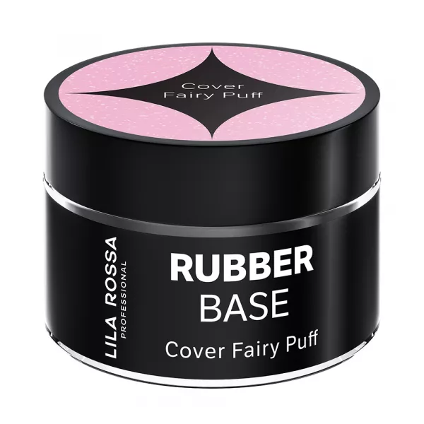 Gel de baza Lila Rossa Rubber Base Cover Fairy Puff 15 g