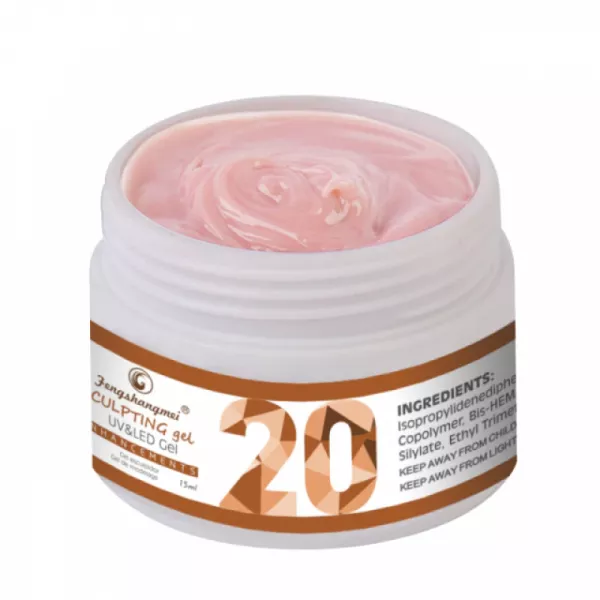 Gel de contructie uv-led, FSM, 15ml, NO.20