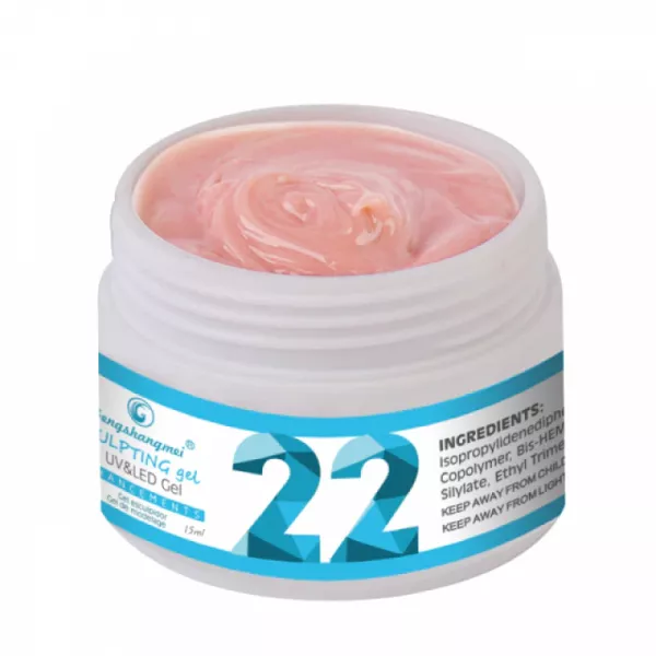 Gel de contructie uv-led, FSM, 15ml, NO.22