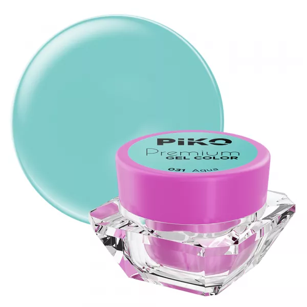 Gel UV color Piko, Premium, 031 Aqua, 5 g