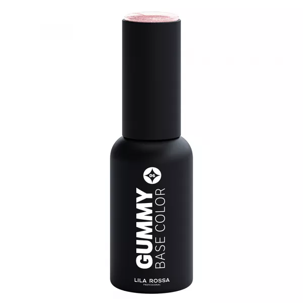 Gummy Base Color, Glassy Pink, Lila Rossa, 7 ml