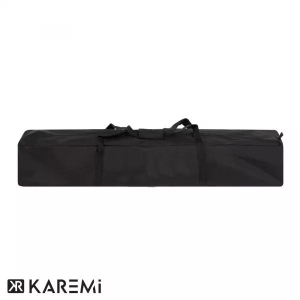 Hamac Karemi, pentru doua persoane, cu suport metalic si geanta de transport, multicolor