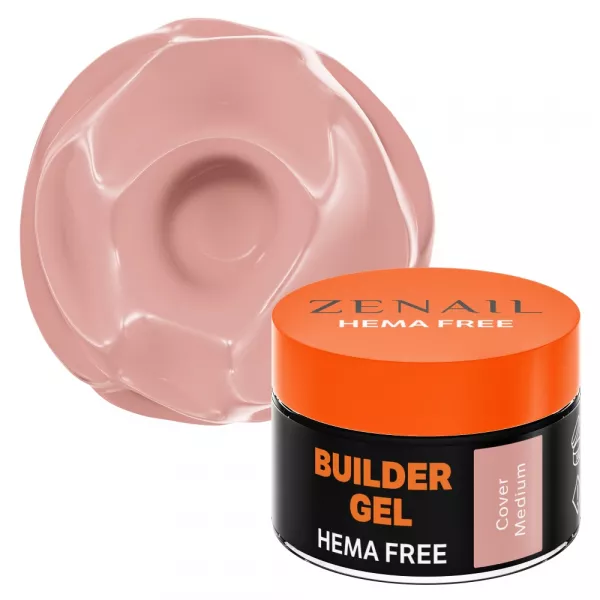 Hema Free gel de constructie unghii Zenail Cover Medium 15 g