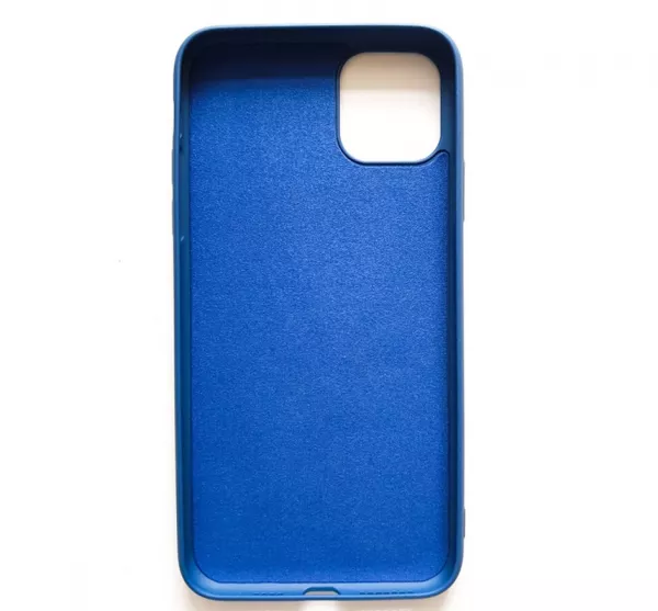 Husa de prodectie Loomax, pentru iPhone 11 Pro Max, Silicon Subtire, Albastra