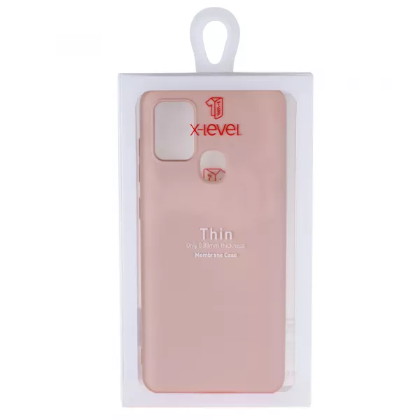 Husa de protectie Loomax pentru Samsung A21S Ultra, Silicon Subtire, Bej
