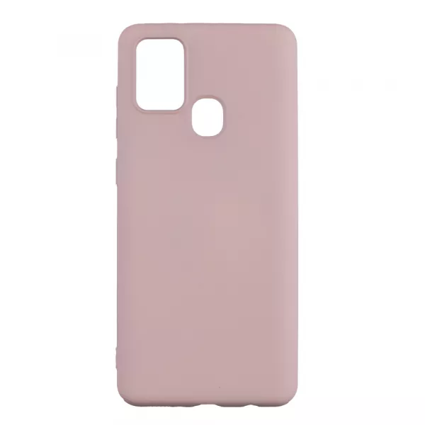Husa de protectie Loomax pentru Samsung A21S Ultra, Silicon Subtire, Bej