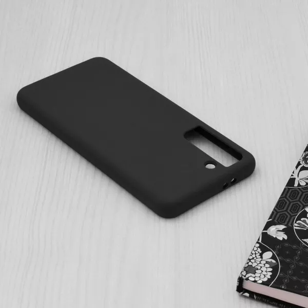 Husa de protectie Loomax pentru Samsung S21, Silicon Subtire, Negru