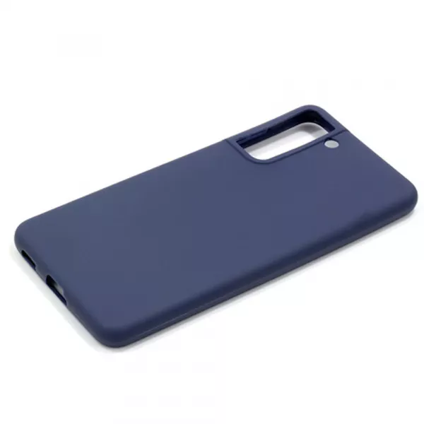 Husa de protectie Loomax pentru Samsung S21, Silicon Subtire, Albastra