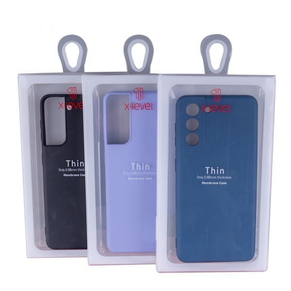 Husa de protectie Loomax pentru Samsung S21, Silicon Subtire, Albastra