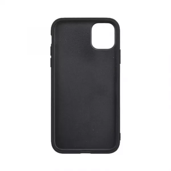 Husa de protectie Loomax pentru iPhone 11 Pro Max, anti-soc, din piele ecologica, subtire, gri carbon