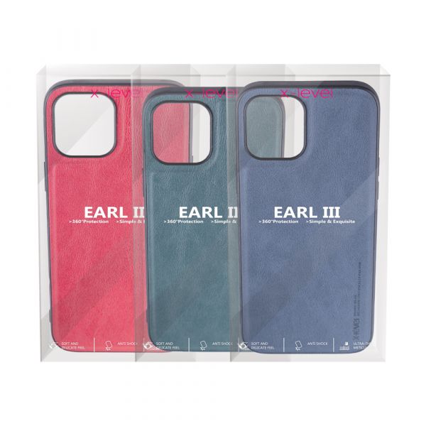Husa de protectie Loomax, Iphone 12 Pro Max,  piele ecologica, verde