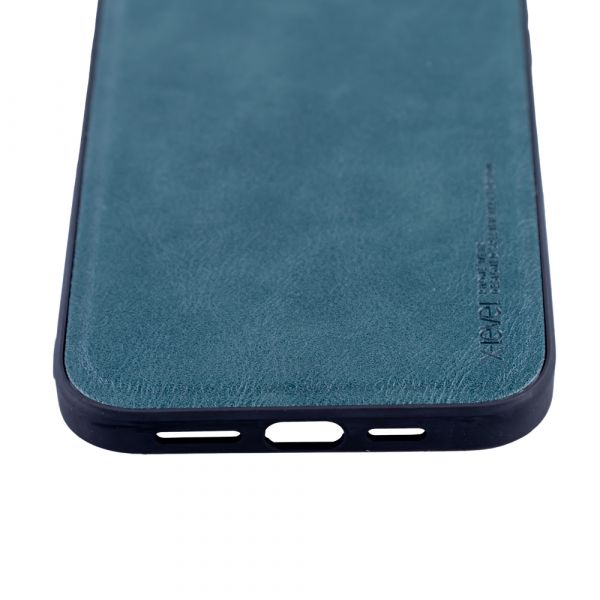 Husa de protectie Loomax, Iphone 13,  piele ecologica, verde