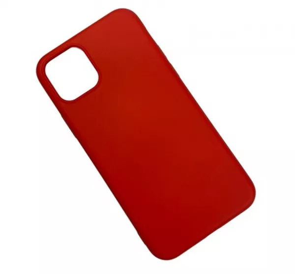 Husa de protectie Loomax, pentru iPhone 11 Pro, silicon subtire, rosie