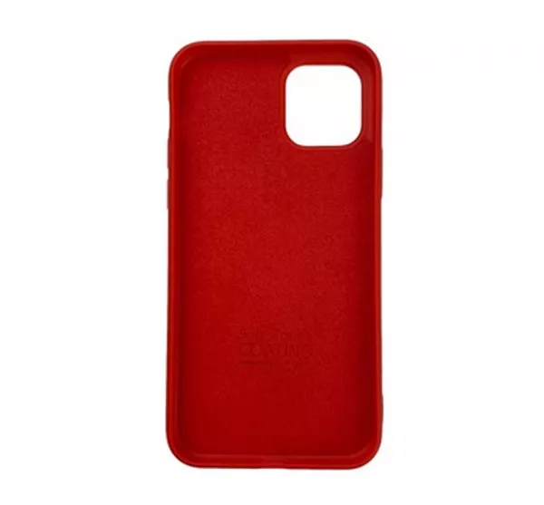 Husa de protectie Loomax, pentru iPhone 11 Pro, silicon subtire, rosie