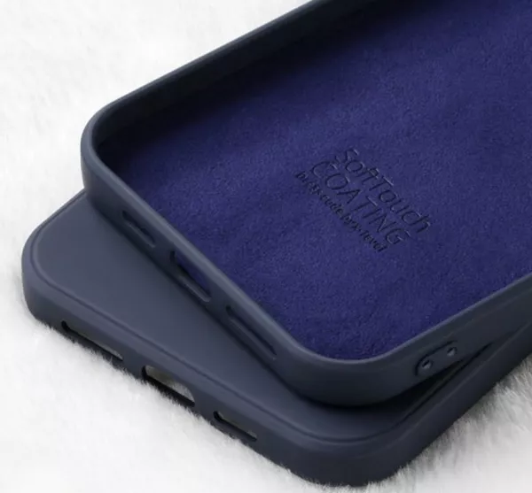Husa de protectie Loomax, pentru iPhone 12 / 12 Pro, silicon subtire, albastra