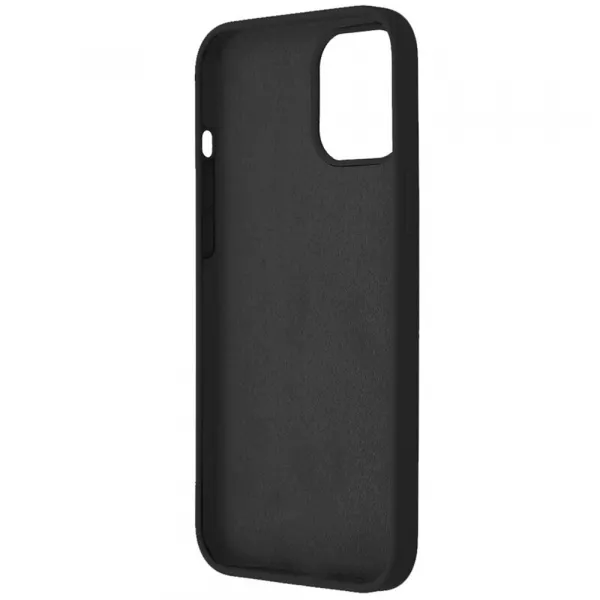 Husa de protectie Loomax, pentru iPhone 12 Mini,  silicon subtire, neagra