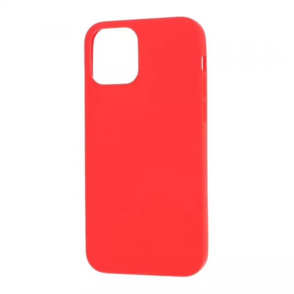 Husa de protectie Loomax, pentru iPhone 12 Mini, silicon subtire, rosie