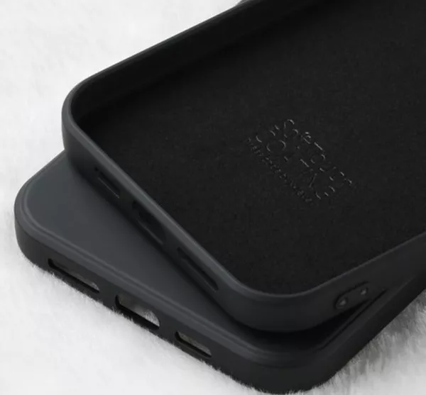 Husa de protectie Loomax, iPhone 13 Pro,  silicon subtire, neagra