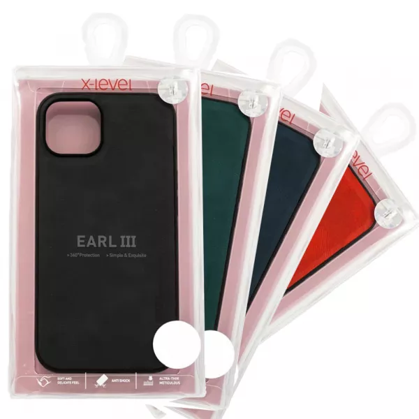 Husa Loomax de protectie iPhone 12 Mini, anti-soc, din piele ecologica, subtire, negru